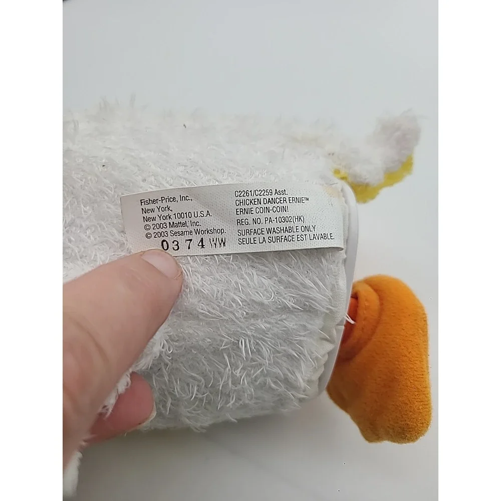 2003 Chicken Dance Ernie‎ Fisher Price Sesame Street Sings, Moves Tested Works